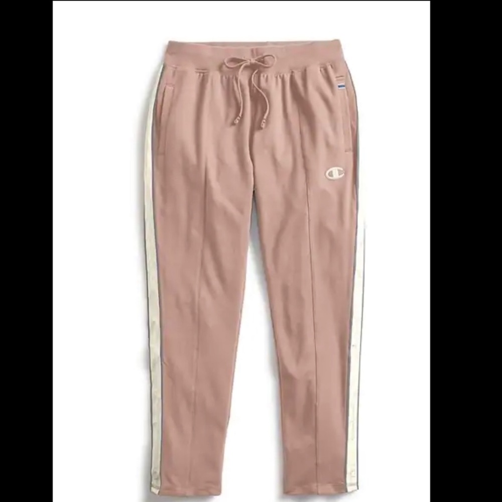 CHAMPION WOMENS LIGHT PINK FLEECE JOGGERS